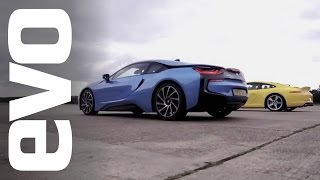 BMW i8 v Porsche 911 Carrera S | evo DRAG BATTLE