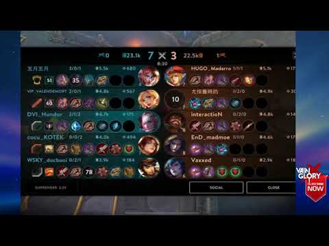 Vainglory gameplay 5v5 - Malene CP - MID lane - HunDor - Patch 4.3 (1)