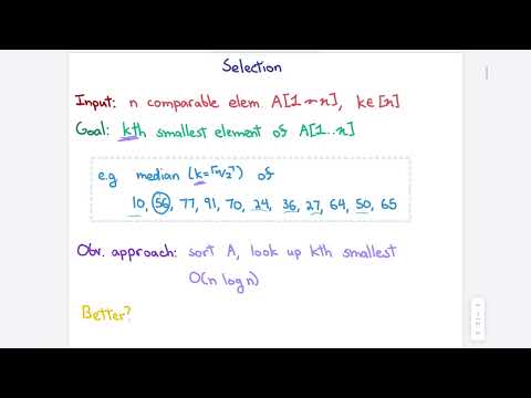 Selection and closest pair