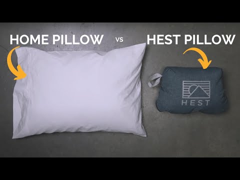 HEST Pillow vs. Standard Sleeping Pillow | Best Camping and Travel Memory Foam Pillow