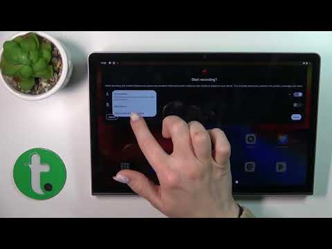 How to Change the Sound Source for the Screen Recorder on a LENOVO Yoga Tab 11