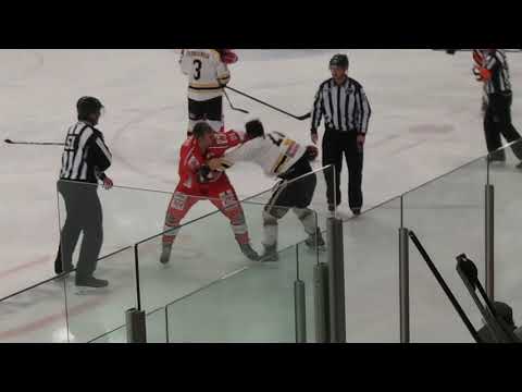 Fight/Bagarre Anthony Verret vs James Desmarais 12 janvier 2019