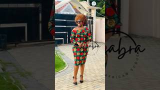 Gorgeous and elegant Ankara fitting dress style #latestafricaprint #africanclothing #zamakalefashion