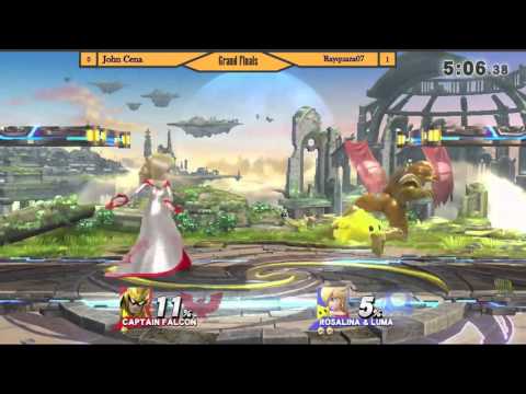 Smash 4: Calder Clash 3 Grand Finals: Rayquaza07 (RosaLuma) vs John Cena (DK, C. Falcon, Yoshi)