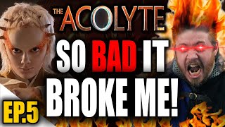 So BAD it BROKE me! What the HELL was THAT!! Acolyte episode 5 Review - Star Wars