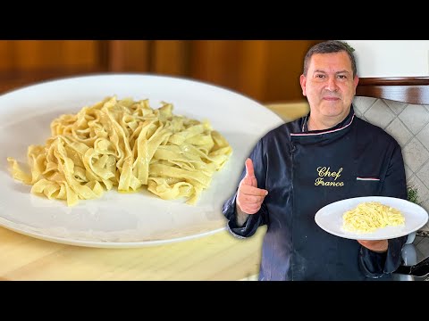 FETTUCCINE ALFREDO - La Ricetta ORIGINALE più famosa al MONDO