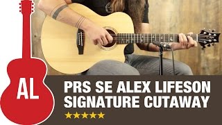 Video thumbnail for PRS SE Alex Lifeson Signature Cutaway by Acoustic Letter