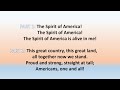 The Spirit Of America