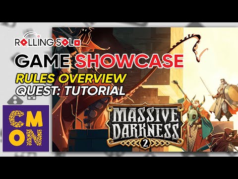 Massive Darkness 2: Hellscape | Solo Playthrough | How To Play | Rules Overview & Quest: Tutorial