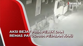Download lagu Aksi Bejat Pria Peluk dan Remas Payudara Pejalan Kaki di Depok Terekam CCTV mp3