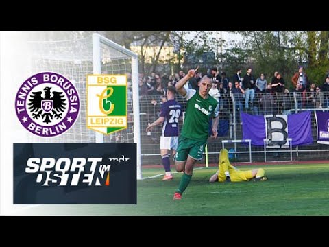 BSG Chemie Leipzig siegt bei Schlusslicht Tennis Borussia Berlin - die Tore | Sport im Osten | MDR