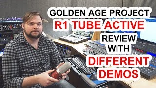 Video thumbnail for Golden Age Project R1 Tube Active REVIEW with DIFFERENT DEMOS by Consordini