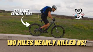 Riding 100 Miles on a Mountain Bike!