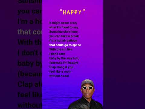 Happy lyrics - Pharrell Williams #lyrics #happy #pharrellwilliams