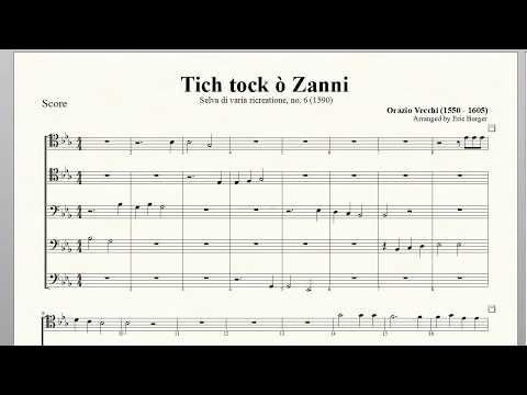 Video thumbnail for Tich toch ò Zanni