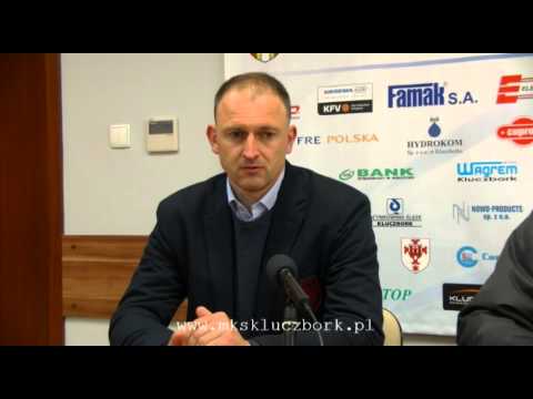 MKS Kluczbork   Błękitni Stargard Szczeciński 2014 05 03 konferencja prasowa