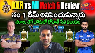 MI wins a thriller against KKR| MI vs KKR IPL 5th Match Review | Highlights | Eagle Media Works