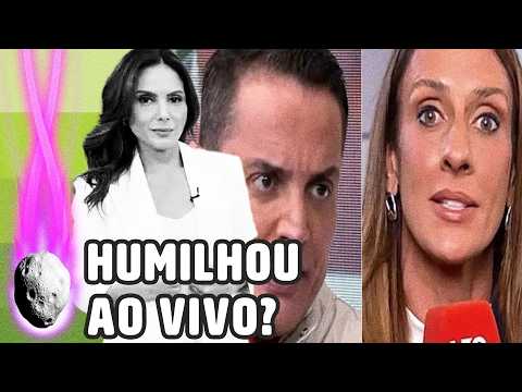 APRESENTADORA CHORA NA JOVEM PAN E LÉO DIAS EXPLODE EM BRIGA POR VIRGINIA COM REPÓRTER | PLANTÃO