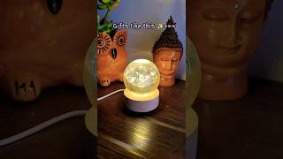 3D galaxy crystal ball lamp✨️🔮 #nightlamp #3dlamp #galaxy #moon #homedecor#decor #amazonfinds#lamp