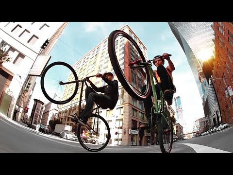 Fixed Gear Freestyle - Andy Sparks & Mike Chacon - Bridging The Gap