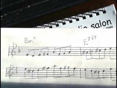 Improv on a motif , Constructing a jazz solo. JPC