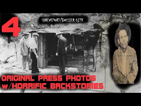 4 Original Press Photos w/ Horrific Backstories (Shreveport / Bossier City)