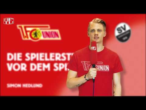 Simon Hedlund vor dem Spiel gegen Sandhausen