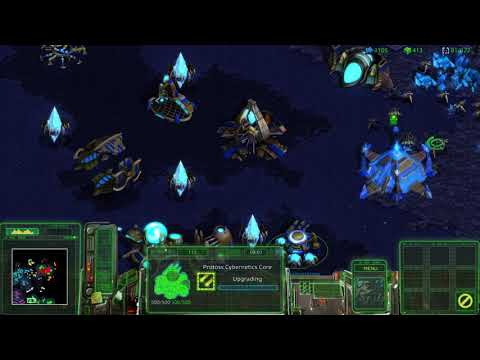 StarCraft Remastered: UEDAIP - Expansion Protoss 08 Countdown (Air Force Approach) w/ commentary