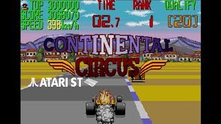 Continental Circus - Atari ST (1989) longplay
