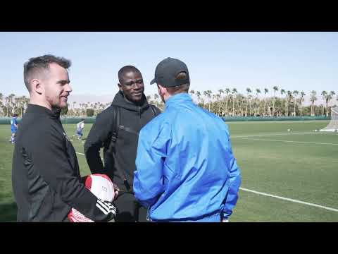 Jonathan Mensah arrives to the San Jose Earthquakes