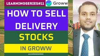 How to sell Delivery Stocks in Groww | How to sell Holdings Stocks in Groww