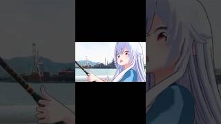 バーチャルも魚を釣る時代🐟🎣  #fishing #釣り #anime