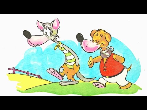 El lobo y el perro | Fábula de Esopo