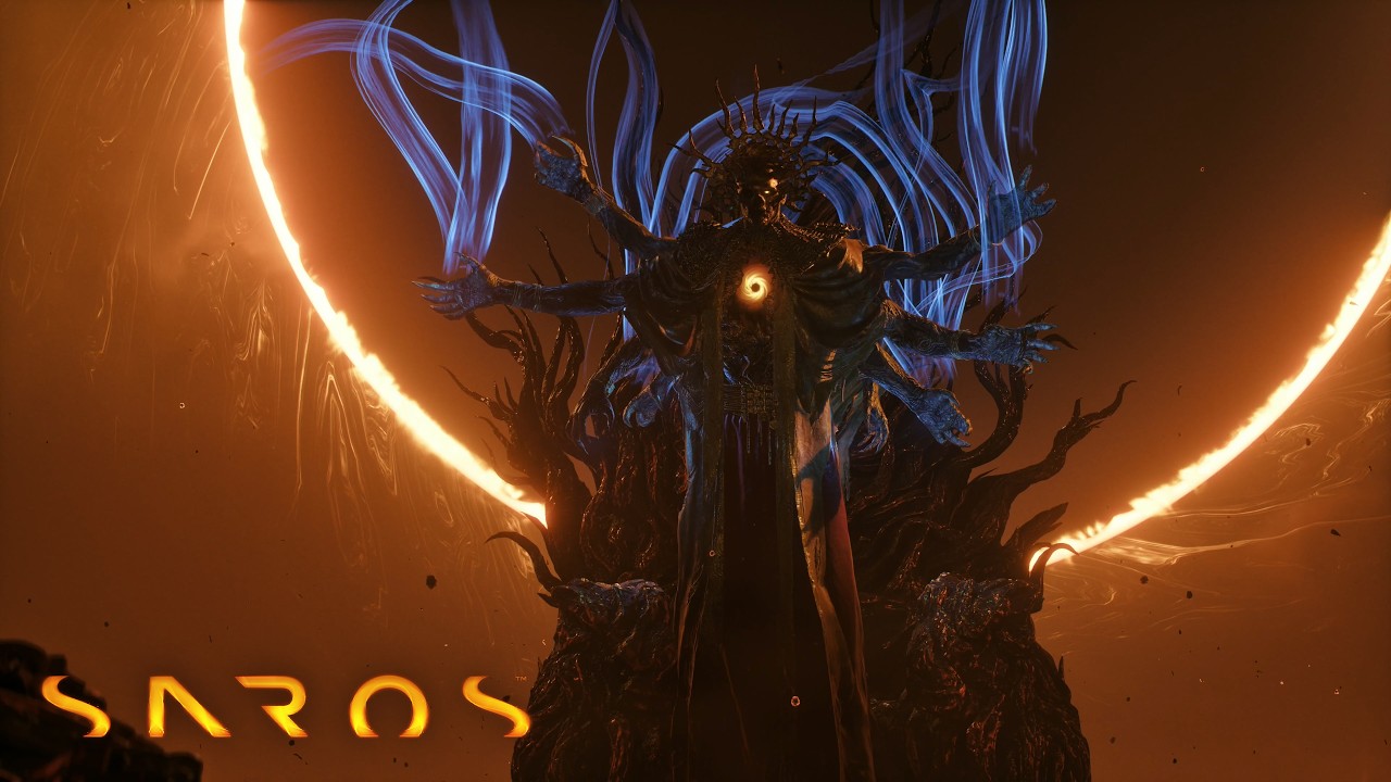 SAROS - King Boss Fight (No Damage Taken) - Final Boss & Both Endings