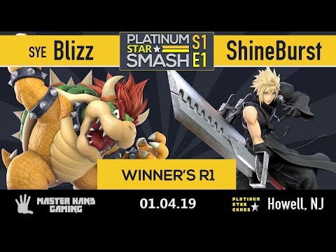 Platinum Star Smash S1E1 - SYE | Blizz (Bowser) vs ShineBurst (Cloud) - Winner's R1