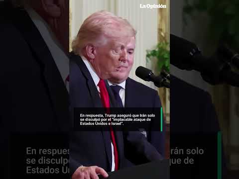 Trump advierte: “Hoy Irán recibirá un duro golpe” tras la disculpa hacia países vecinos / La Opinión