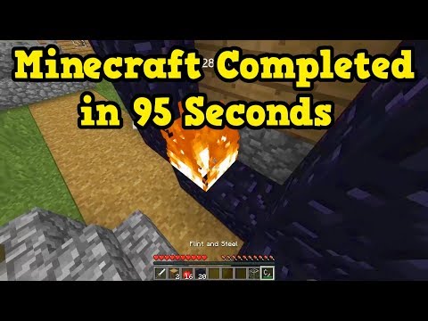 ibxtoycat - Minecraft World Record - BEATEN in 95 Seconds!? Analysis