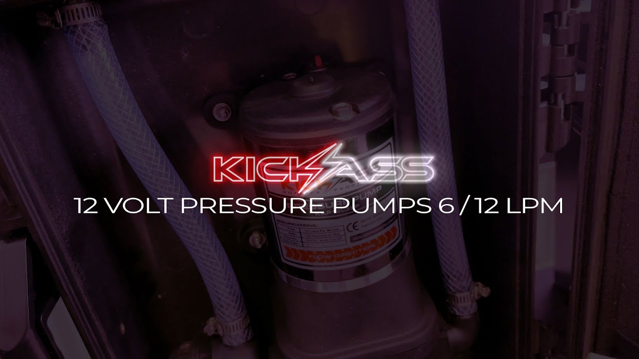 Watch customer video of KickAss Instant Gas Hot Water System with 12V 6L/min Water Pump