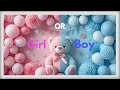 Gender Reveal Screensaver 4K TV Art Wallpaper Frame Art Baby Reveal