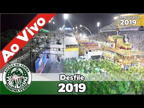 Mancha Verde 2019 - Bateria no desfile oficial - Apoteose Visita SP - #Aud19