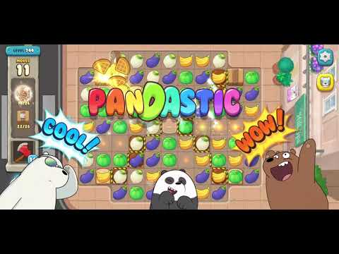 We Bare Bears Match3 Repairs Level 744 - No Boosters