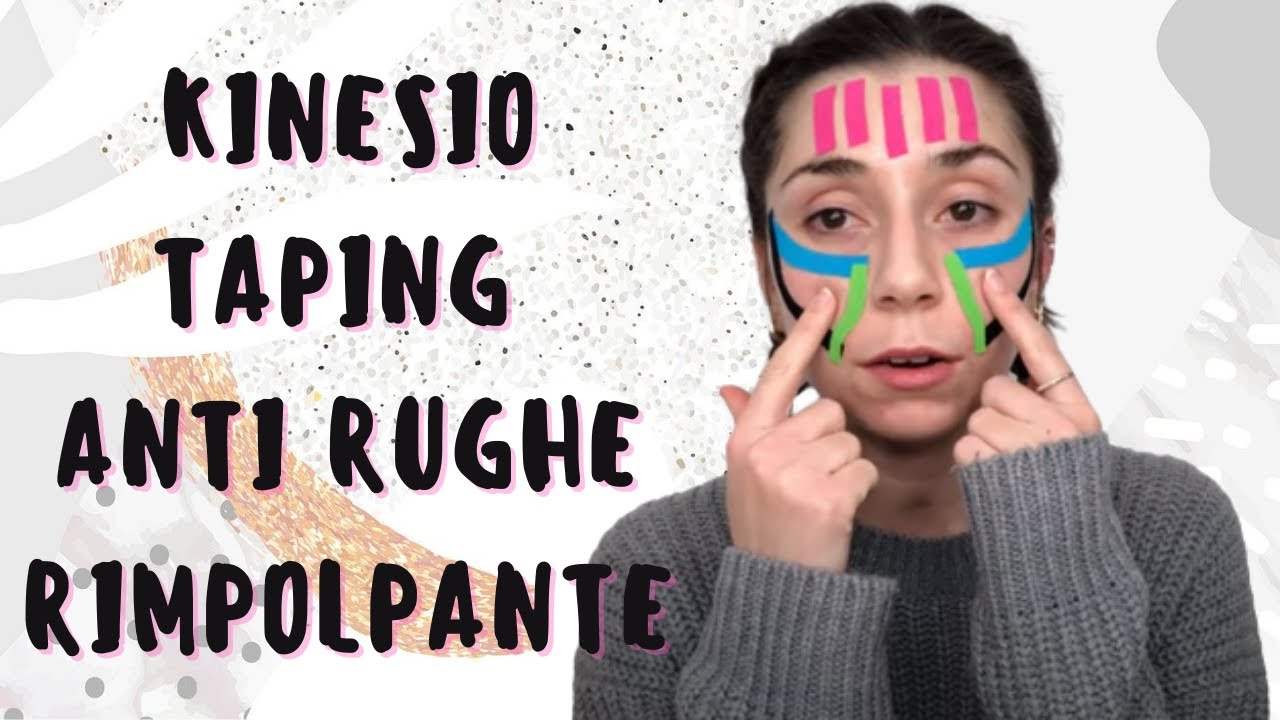 KINESIO TAPING CONTRO LE RUGHE || IL BOTOX SENZA IMPEGNO