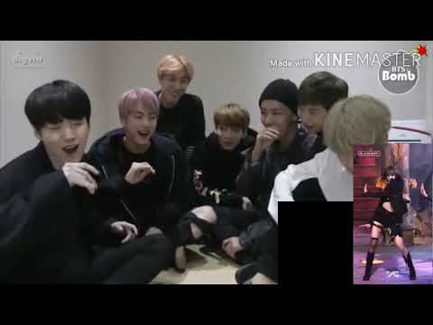 bts reaction to blackpink kill this love lisa focus