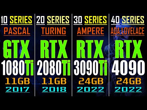 GTX 1080Ti vs RTX 2080Ti vs RTX 3090Ti vs RTX 4090 || PC GAMES TEST ||