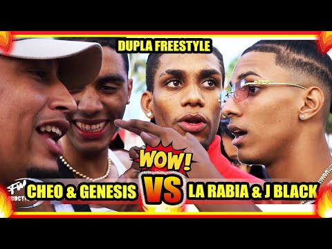LA RABIA 24 x J BLACK vs CHEO 18 x EL GENESIS LA Z "Improvising in Gubia" Freestyle Battle