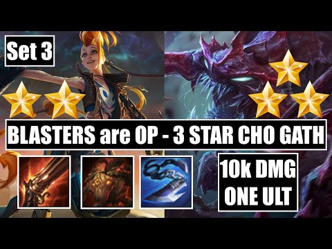 TFT Guide: 3 star CHO GATH is ACTUALLY OP - Blasters are op - How to beat Rebels