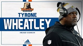 Morgan State University Press Conference - Tyrone Wheatley Head Football Coach