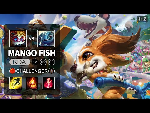 Mango Fish Fizz Mid vs Zoe - CN Challenger Patch 11.2