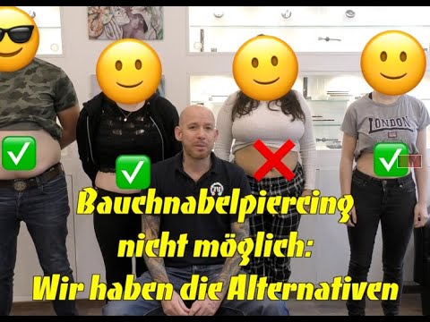 Belly button piercing not possible - alternatives at Tempel Munich Piercing Studio