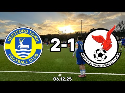 HUGE WIN FOR HERTFORD, 1ST VS 2ND IN THE LEAGUE, TOP GAME - Hertford Town vs Leighton Town 